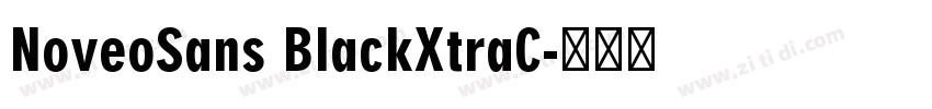NoveoSans BlackXtraC字体转换 NoveoSans BlackXtraC字体转换